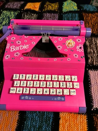 Macchina da scrivere Barbie vintage