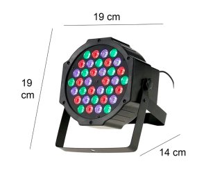 2 Fari Strobo 36 LED Proiettore Luci Discoteca Dj