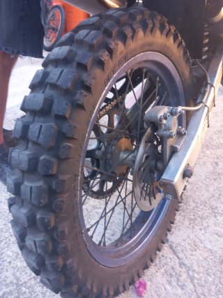 Ciclomotor Enduro/Motocross Negro y Azul
