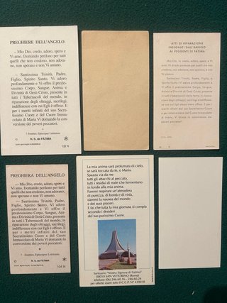 21 Santini Madonna di Fatima