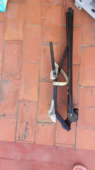 Portabicicletas plegable