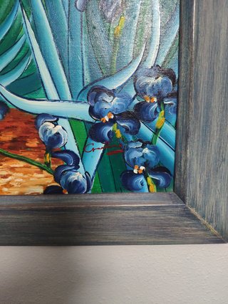 Oleo,  Lirios Van Gogh