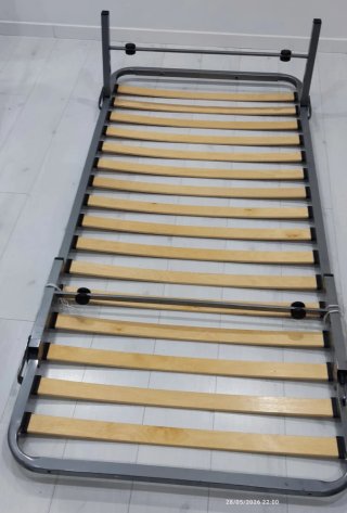 Cama Plegable Metal y Madera