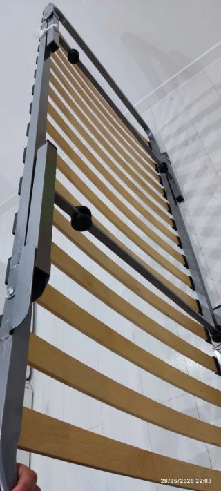 Cama Plegable Metal y Madera