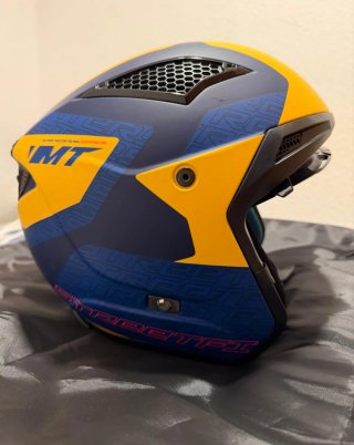 Casco MT Helmets Enduro Azul/Amarillo