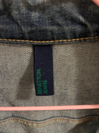 Cazadora vaquera Benetton azul