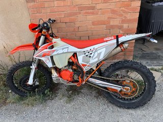 KTM 300 EXC Six Days Naranja/Blanca