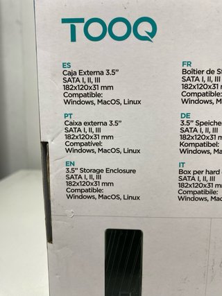 : Carcasa Externa 3.5 SATA TooQ TQE-3527B USB 3.0