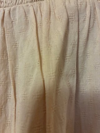 Vestido largo boho beige/rosa talla L