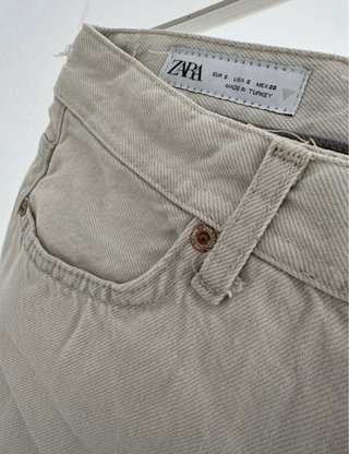 Zara Falda gris Tulle / Denim mini skirt with tule