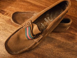 Mocasines ante Solera tipo Gucci marrones.