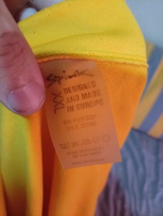 Maillot Spiuk manga larga invierno amarillo