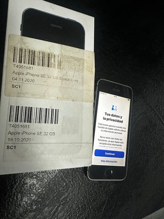iPhone SE 32GB Plata para piezas.