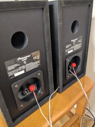 Altavoces Pioneer Negros S-HM76 Apenas usados