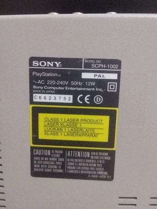 PS1 Completa SCPH-1002+Pack R-Types & R-Type Delta