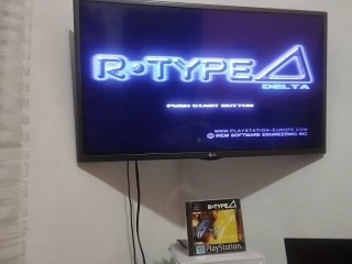 PS1 Completa SCPH-1002+Pack R-Types & R-Type Delta