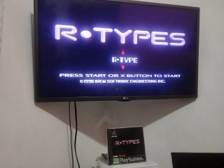 PS1 Completa SCPH-1002+Pack R-Types & R-Type Delta