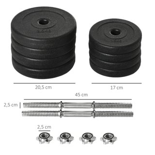 Juego Mancuernas Ajustables 20kg