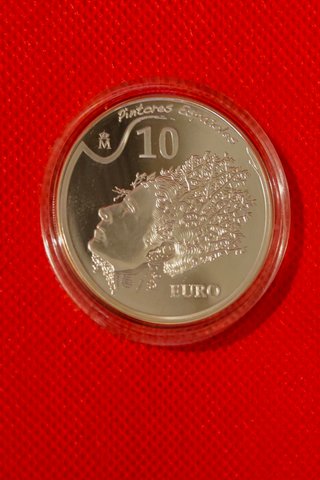 Moneda 10€ Plata Conmemorativa Dalí