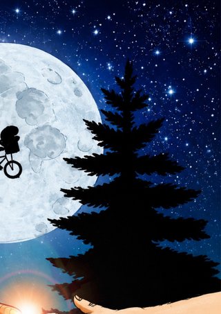 Quadro Poster A3 E.T. L'Extraterrestre