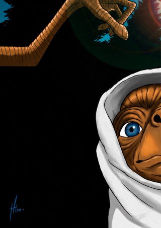 Quadro Poster A3 E.T. L'Extraterrestre