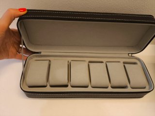 Custodia porta orologi 6 posti