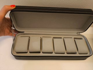 Custodia porta orologi 6 posti