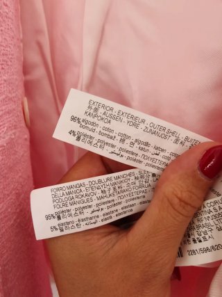 Americana blazer Zara Rosa Botones nueva