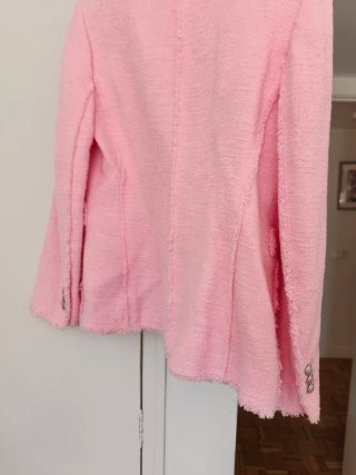 Americana blazer Zara Rosa Botones nueva