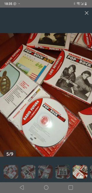 Lote 5 CDs Pop Rock Español Varios Artistas