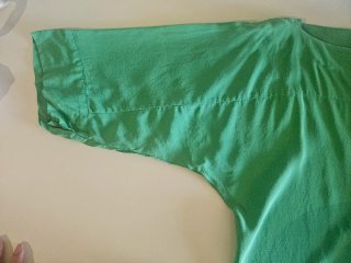 Blusa fluida verde