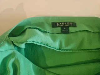 Blusa fluida verde