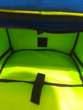 Mochila Pesca Surfcasting Akami Azul y Verde