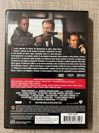 DVD Negociador (The Negotiator) Samuel L. Jackson