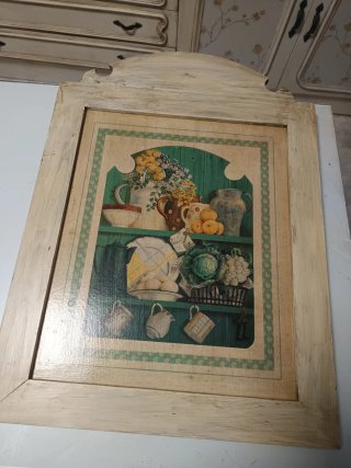 Cuadro Decorativo Cocina Madera
