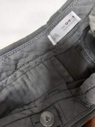 Pantalones Chino Zara Niños Talla 13-14