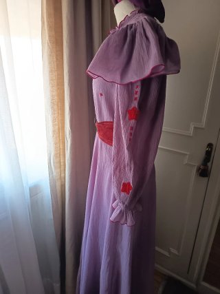Vestido vintage malva Jo Sephine