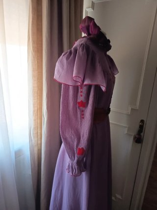 Vestido vintage malva Jo Sephine