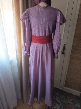 Vestido vintage malva Jo Sephine