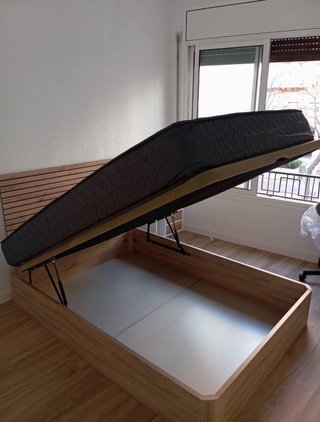 Canapé y colchón 150x190 en oferta