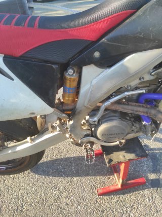 Honda CRF450 supermotard 2002