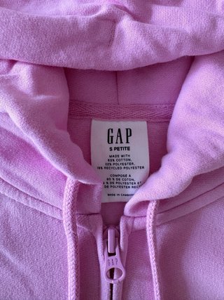 Chaqueta de cremallera o sudadera GAP rosa
