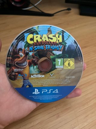 Crash Bandicoot N Sane Trilogy PS4 - Solo disco