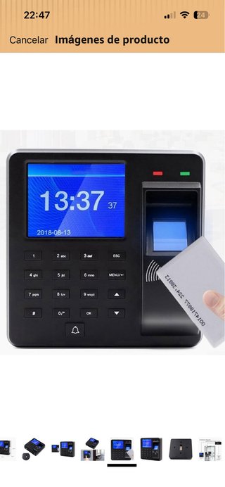 Reloj Huella Dactilar, Tarjeta o PIN