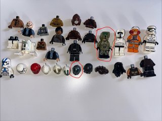Figura Comandante Gree y Casco Lego Star Wars