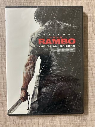 DVD Rambo: Vuelta al Infierno.