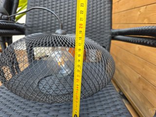 Lámpara de techo colgante negra