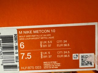 Nike Metcon 10 Scarpe Grigio Viola