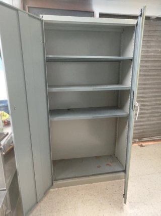 Armario archivador metálico gris