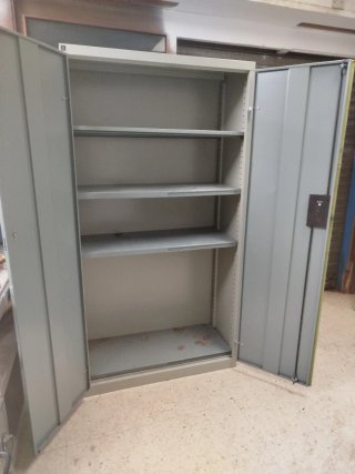 Armario archivador metálico gris